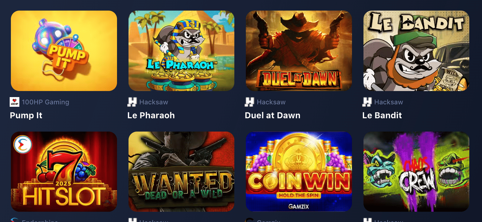 Игровые автоматы и live-казино в 1Win